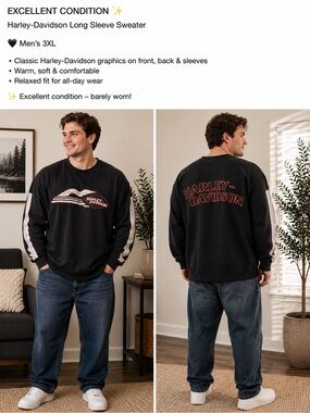 Harley-Davidson 3Xl crewneck